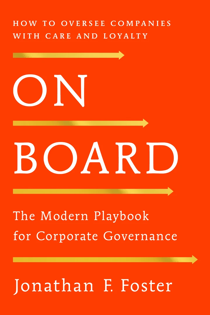 On Board: The Modern Playbook for Corporate Governance book cover
