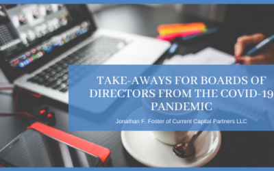 Take-Aways for Boards of Directors from the COVID-19 Pandemic
