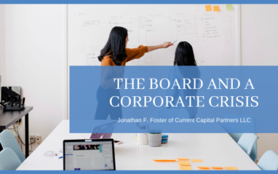 The Board and a Corporate Crisis